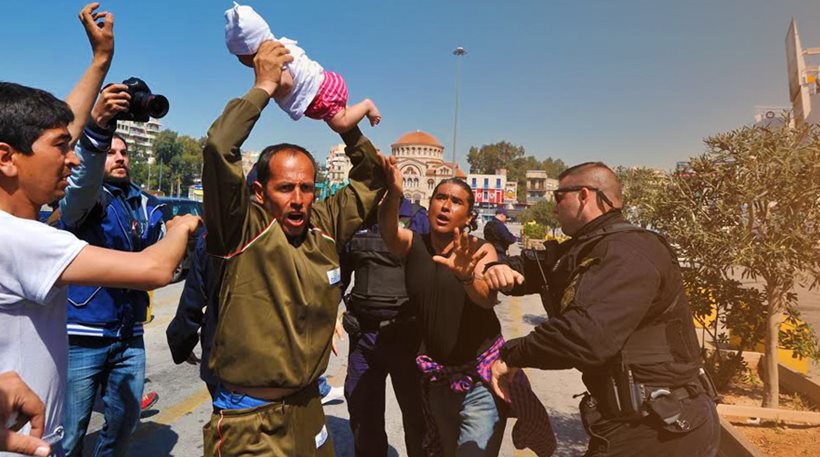 Σκηνές τρόμου στον Πειραιά – Λαθρομετανάστης «πετάει» στον αέρα βρέφος και απειλεί να το ρίξει στη θάλασσα! (βίντεο)