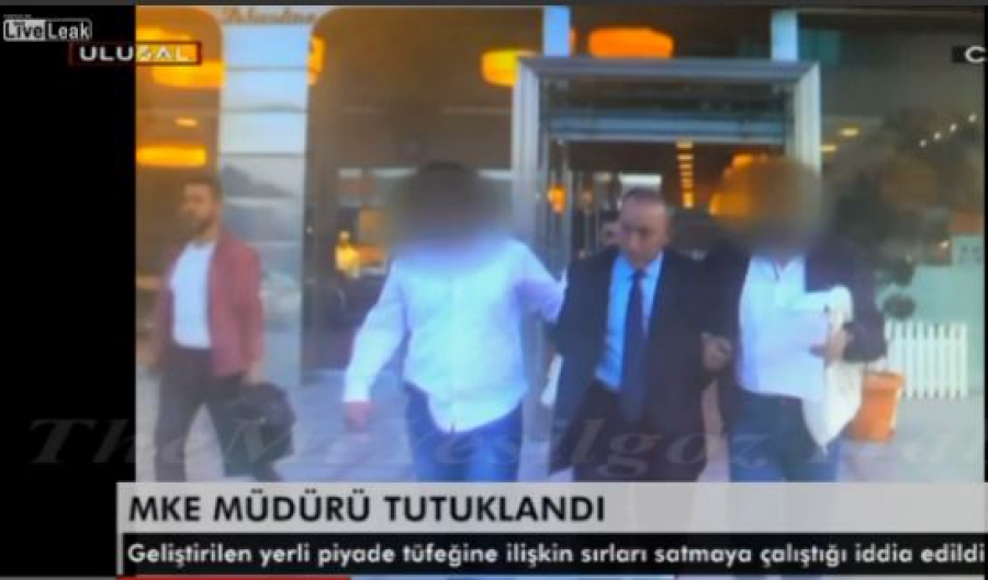 Τουρκία: Επ’ αυτοφώρω σύλληψη CEO εταιρείας όπλων για πώληση κρατικών μυστικών (βίντεο)