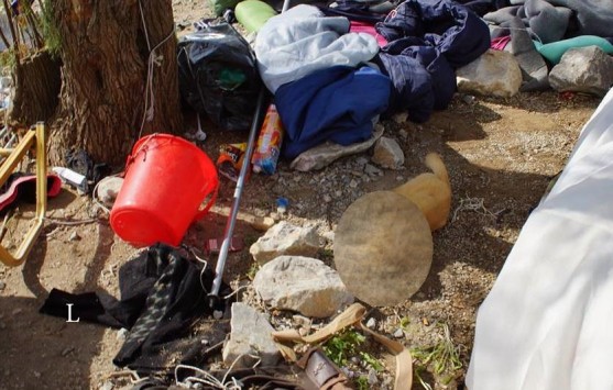 Λέσβος: Αναστάτωση από νεκρό σκύλο μέσα σε σκηνή πρόσφυγα (vid)