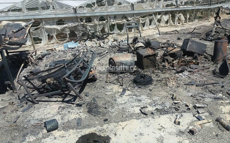 Ιεράπετρα: Κρανίου τόπος μετά το πέρασμα της φωτιάς (φωτό- βίντεο)