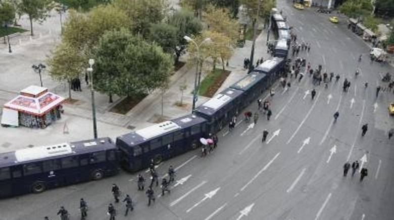 Δρακόντεια μέτρα ασφαλείας σε Βουλή και Μαξίμου λόγω της ψήφισης του Ασφαλιστικού