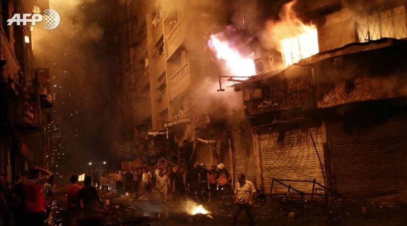 Αίγυπτος: Μεγάλη φωτιά στο Κάιρο με 81 τραυματίες [φωτό]