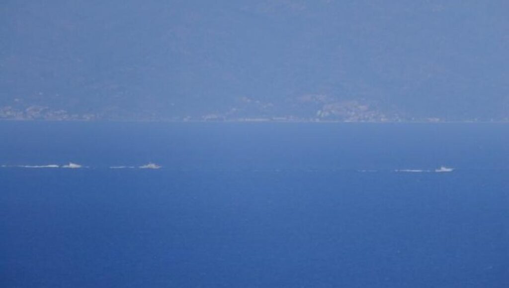 Εμπλοκή τoυρκικών πλοίων με την κανονιοφόρο “Κραταιός” στις Οινούσσες (vid)