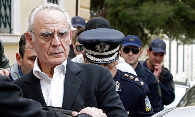 Α.Τσοχατζόπουλος: Απορρίφθηκε η αίτηση αποφυλάκισής του