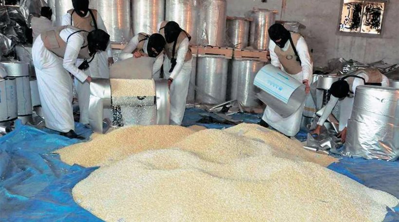 26 εκατ. οπιούχα χάπια που πίνουν οι τζιχαντιστές για να γίνονται αδίστακτoι εντοπίστηκαν στον Πειραιά!