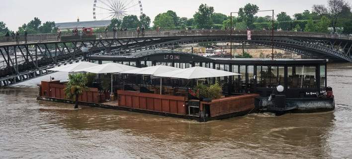 Υποχωρεί με αργούς ρυθμούς η στάθμη του Σηκουάνα – Παραμένουν τα προληπτικά μέτρα (φωτό)