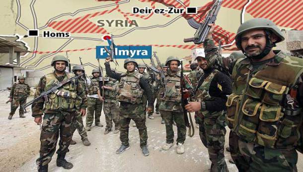 Επανακτήθηκαν οι πετρελαιοπηγές της κεντρικής Συρίας από τον συριακό Στρατό