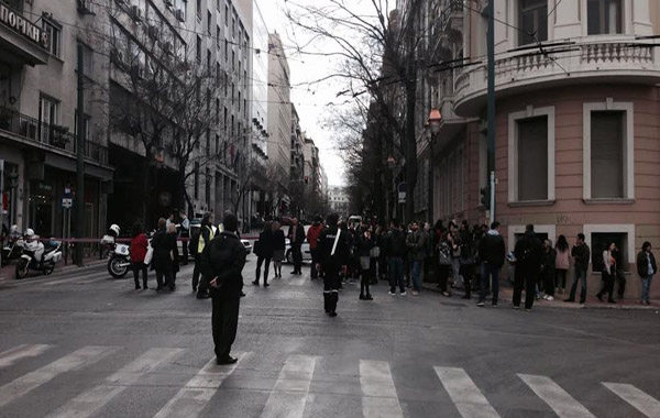 Τηλεφώνημα για βόμβα στο Ταμείο Παρακαταθηκών – Κλειστή αυτή την ώρα η Ακαδημίας