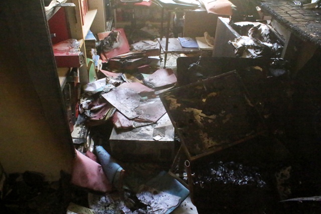 Εμπρησμός σε κτίριο της Περιφέρειας στην Αργολίδα – Μεγάλες υλικές ζημιές [φωτό]