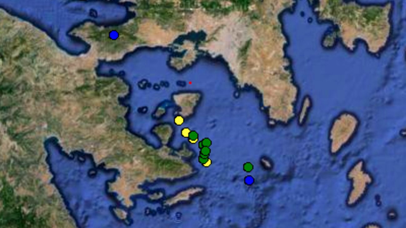 Συνεχής σεισμική δραστηριότητα στον Αργοσαρωνικό το τελευταίο 24ωρο – Τί λένε οι επιστήμονες [χάρτες]