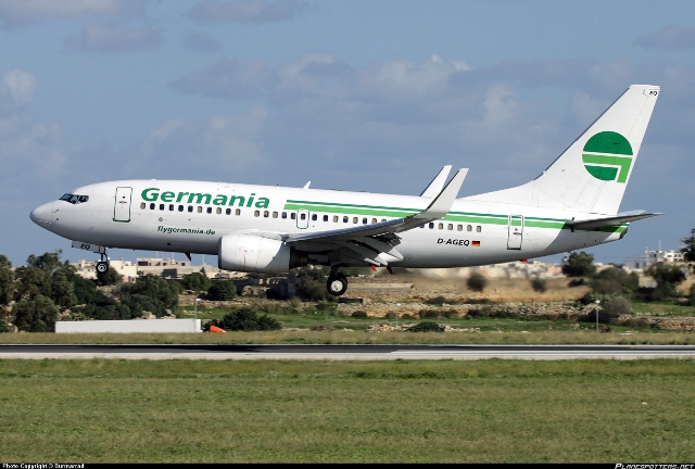 Εκκενώθηκε αεροσκάφος της Germania λόγω ύποπτης αποσκευής [φωτό]