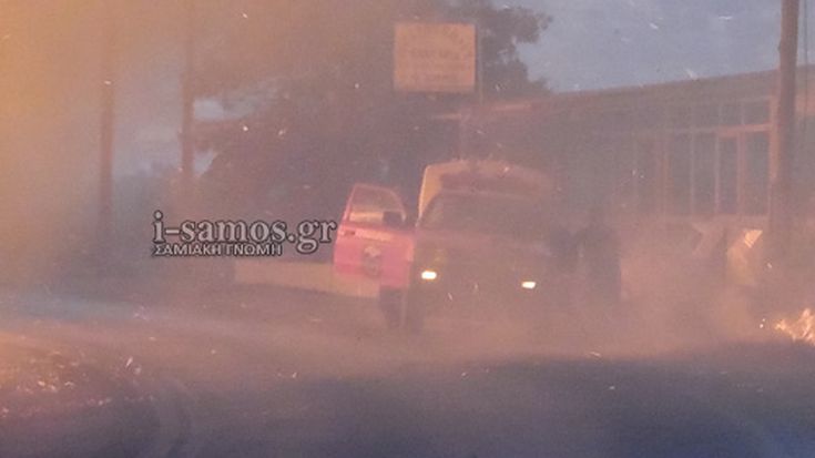 Φωτό και βίντεο από τη μεγάλη φωτιά στη Σάμο – Υπό μερικό έλεγχο η φωτιά στην Άνδρο