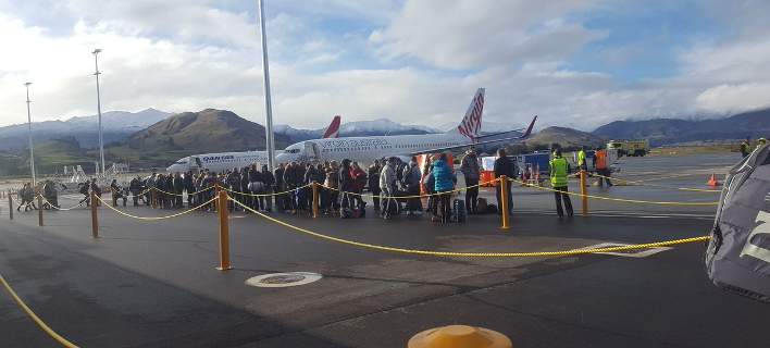 Μερική εκκένωση αεροδρομίου στη Ν. Ζηλανδία λόγω μηνύματος για βόμβα (φωτό)