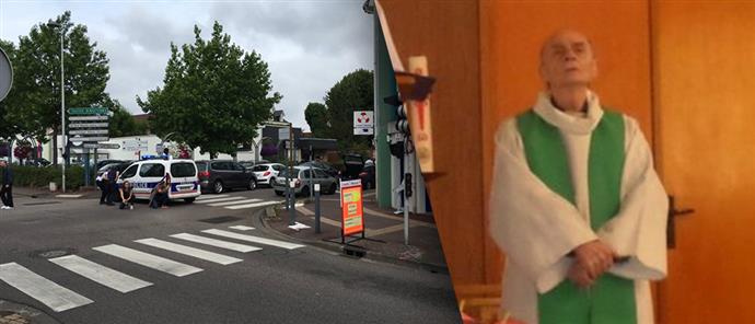 Νέο σοκ στη Γαλλία: Ισλαμιστές αποκεφάλισαν ιερέα και τραυμάτισαν βαριά πιστό σε εκκλησία (φωτό & βίντεο)