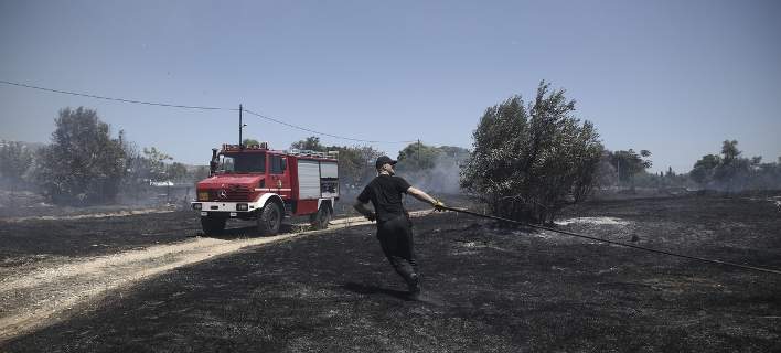 Υπό μερικό έλεγχο η πυρκαγιά στη Ραιδεστό Θεσσαλονίκης