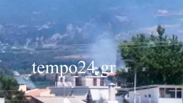 Πάτρα: Φωτιά σε εξέλιξη στον Ριγανόκαμπο (φωτό)