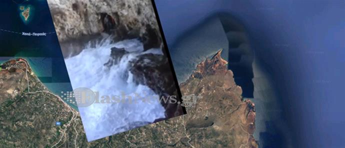 Η δραματική διάσωση εγκλωβισμένου σε σπηλιά δίπλα από τη θάλασσα (vid)