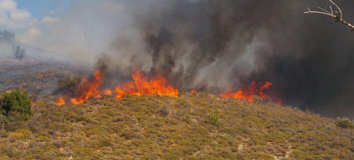 Πολύ υψηλός ο κίνδυνος πυρκαγιάς σήμερα – Ποιες περιοχές κινδυνεύουν  (χάρτης)