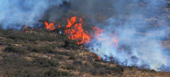 Υψηλός ο κίνδυνος πυρκαγιάς στα Δωδεκάνησα και την Πελοπόννησο σήμερα (χάρτης)
