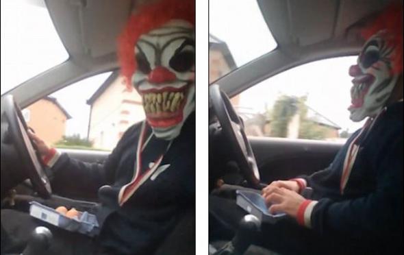 Βρετανία: Κλόουν πετά αυγά σε περαστικούς μέχρι που τον σταμάτησε η αστυνομία (βίντεο)