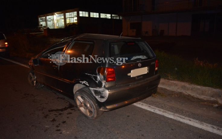 Επικίνδυνο τροχαίο στην Κρήτη: ΙΧ ανατράπηκε στην εθνική οδό Χανίων-Κισάμου (φωτό)