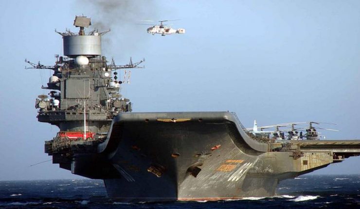 Πρωτοφανές: Την σημαία της Συρίας «σήκωσε» από τον Ατλαντικό το ρωσικό αεροπλανοφόρο «Ναύαρχος Κουζνετσόφ»! (φωτό, βίντεο)