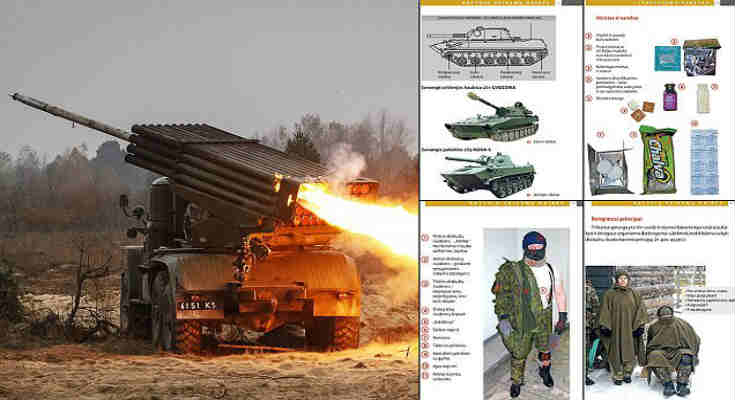 Εγχειρίδιο που προειδοποιεί τους πολίτες για μια ενδεχόμενη ρωσική εισβολή διαμοίρασε η κυβέρνηση της Λιθουανίας