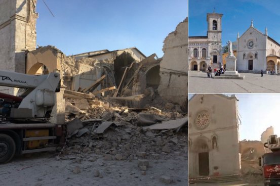 Φωτό και βίντεο από το σημερινό μεγάλο σεισμό των 6,7 Ρίχτερ στην Ιταλία – Κατέρρευσαν κτίρια