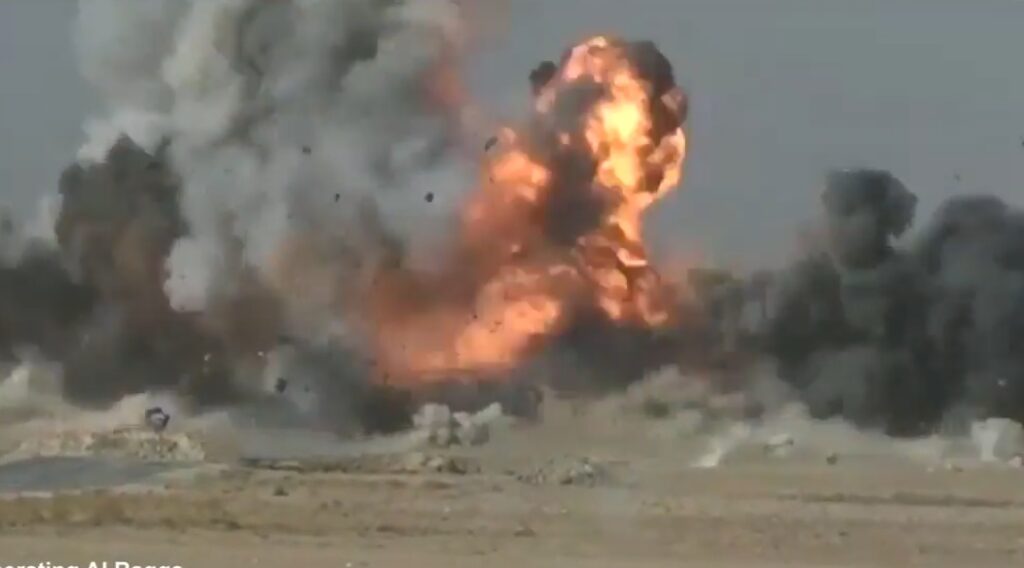 Όχημα αυτοκτονίας της ISIS εξαφανίζεται ύστερα από πλήγμα Α/Τ πυραύλου Javelin