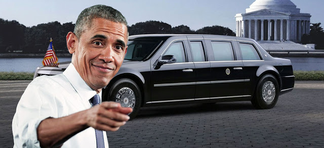 ΑΠΟΚΛΕΙΣΤΙΚΟ ΒΙΝΤΕΟ: Σε «απόσταση βολής» από τον Μπαράκ Ομπάμα και το θωρακισμένο κομβόι του