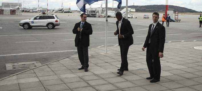 Το Ελ.Βενιζέλος γέμισε ξανά πράκτορες για την αναχώρηση του Μ.Ομπάμα (φωτό)