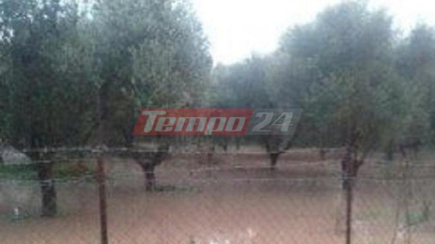 Ισχυρή βροχόπτωση πλήττει τις τελευταίες ώρες την Αχαΐα – Κινδυνεύουν σπίτια