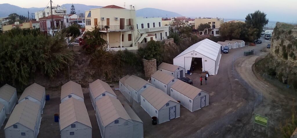 Πλημμύρισε το κέντρο φιλοξενίας προσφύγων στη Σούδα Χίου (φωτό, βίντεο)