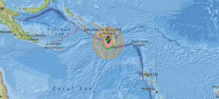 Νήσοι Σολομώντα: Νέα ισχυρή σεισμική δόνηση 6,9 Ρίχτερ