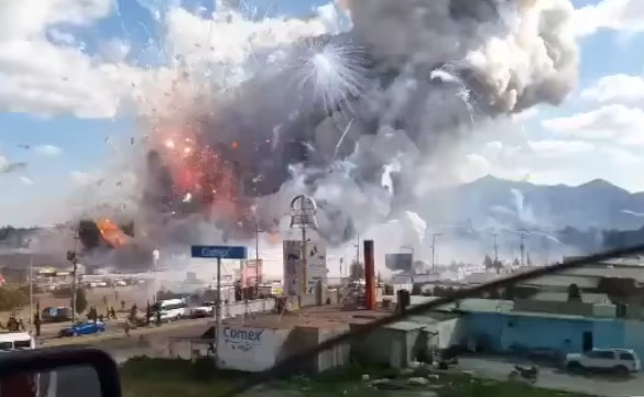 29 νεκροί από έκρηξη σε αγορά πυροτεχνημάτων στο Μεξικό –  Συγκλονιστικό βίντεο