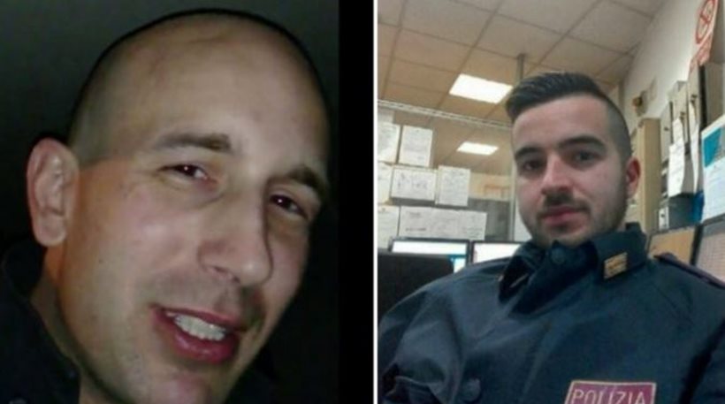 Οι δύο αστυνομικοί που εξουδετέρωσαν τον Τυνήσιο τρομοκράτη σύμφωνα με τις ιταλικές αρχές (φωτό)