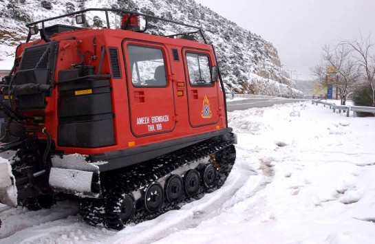 Εύβοια: Άρρωστο βρέφος μεταφέρθηκε από την Κύμη με ερπυστριοφόρο