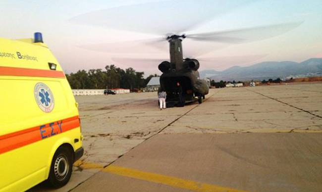 Κάσος: Αεροδιακομιδή για τη σωτηρία 3χρονου που χτύπησε σοβαρά στο κεφάλι