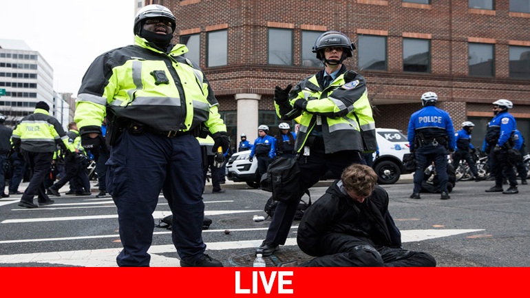 ΗΠΑ: Επεισόδια στο κέντρο της Ουάσιγκτον – 95 συλλήψεις