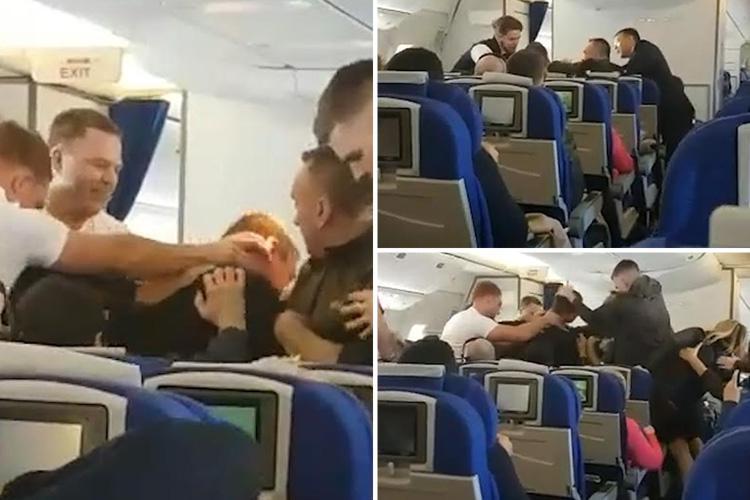 Χαμός σε πτήση από το Λονδίνο: Χρειάστηκαν 10 επιβάτες για να ακινητοποιήσουν μεθυσμένο (βίντεο)