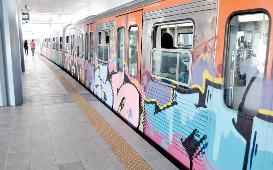 Σύλληψη 8 ατόμων για γκράφιτι στην ΤΡΑΙΝΟΣΕ στου Ρέντη