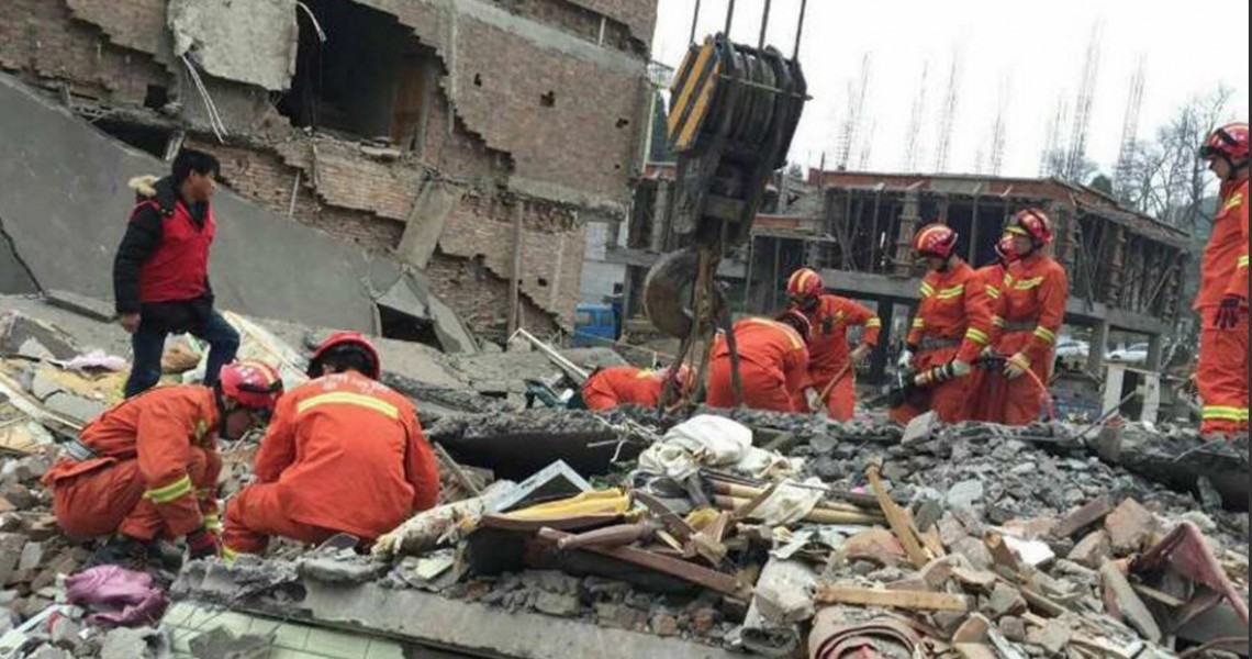 Κίνα: Άγνωστος ο αριθμός των ατόμων που καταπλακώθηκαν μετά από κατάρρευση τριών πολυκατοικιών