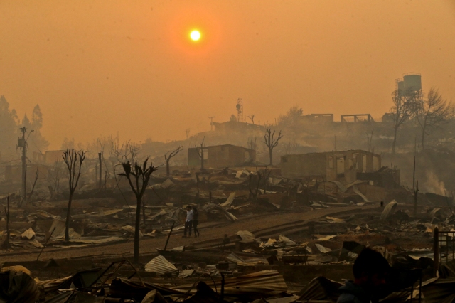 Στα 333 εκατ. δολάρια ανέρχονται οι έως τώρα ζημιές από τις καταστροφικές πυρκαγιές στη Χιλή