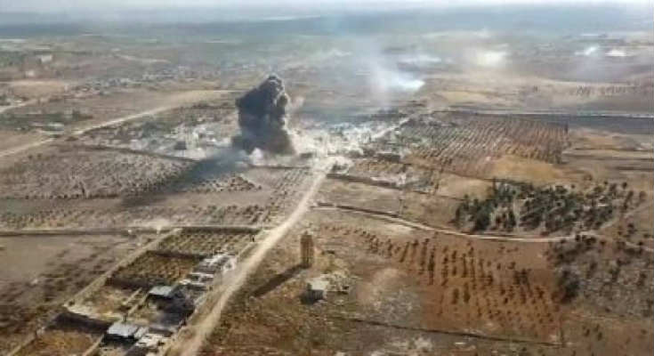 Συρία: Τεράστιο ωστικό κύμα από έκρηξη σε αποθήκη πυρομαχικών (βίντεο)