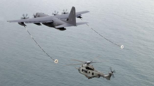 Caracal ανεφοδιάζεται από αεροσκάφος τύπου C-295W (βίντεο)