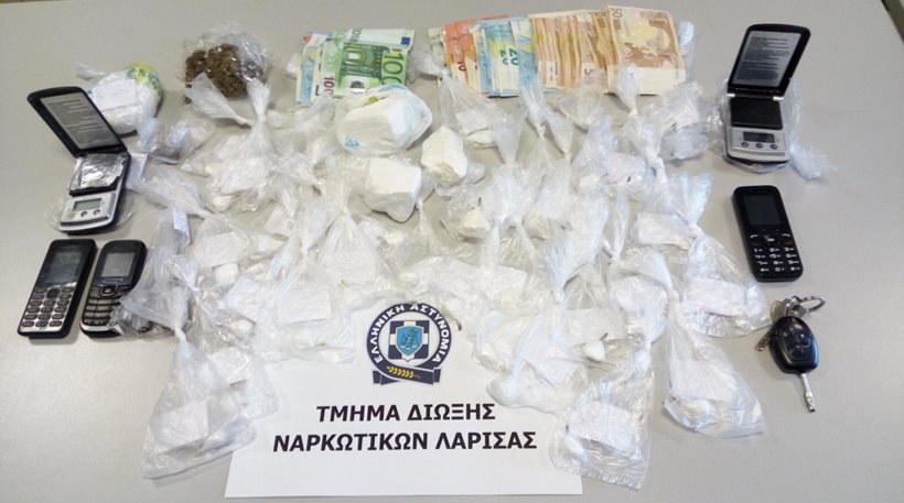 Λάρισα: Κύκλωμα διακινούσε μεγάλες ποσότητες κοκαΐνης