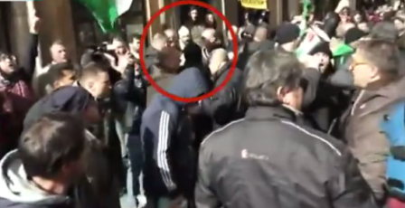 Ρωμή: Αιματηρά επεισόδια σε διαμαρτυρία οδηγών ταξί (φωτό, βίντεο)