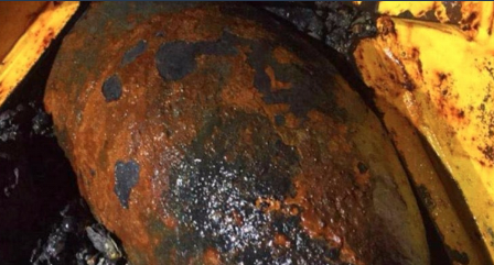 Εντοπίστηκε βόμβα του Β’ ΠΠ στο λιμάνι του Πόρτσμουθ (βίντεο)