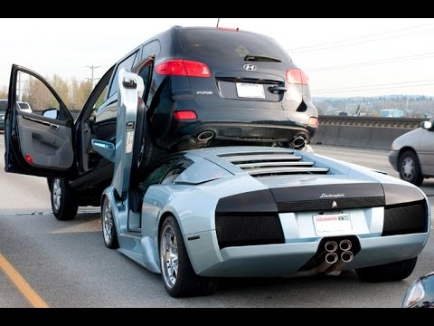 Αυτό σίγουρα πονάει! Σφοδρές συγκρούσεις πολυτελών αυτοκινήτων (βίντεο)