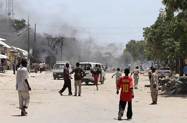 Βομβιστική επίθεση με τέσσερις τραυματίες στην Σομαλία